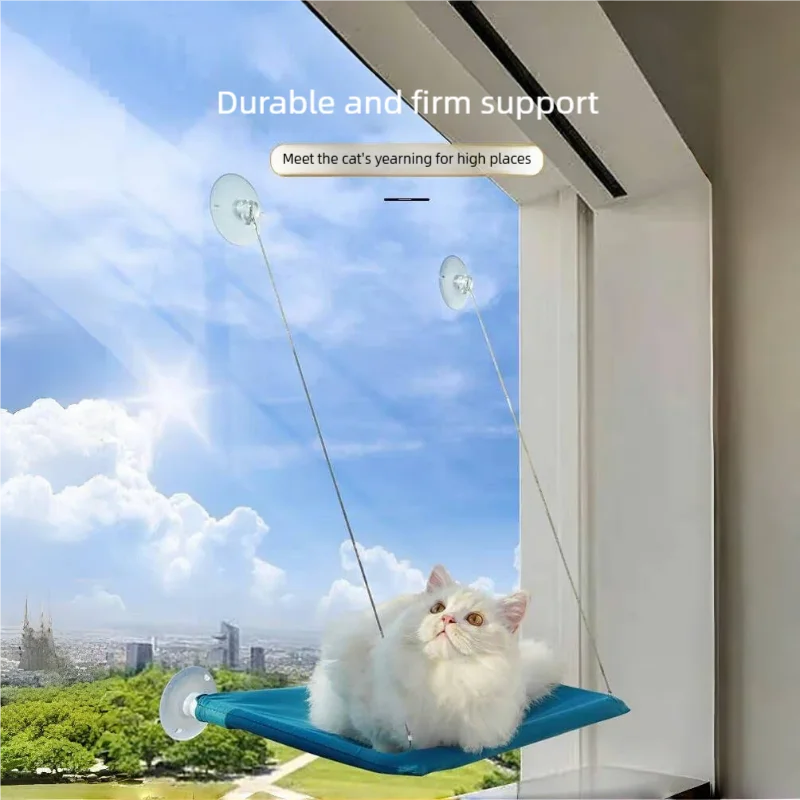 Comfortable Cat Hammock Bed For Sunny Window Rest And Climbing