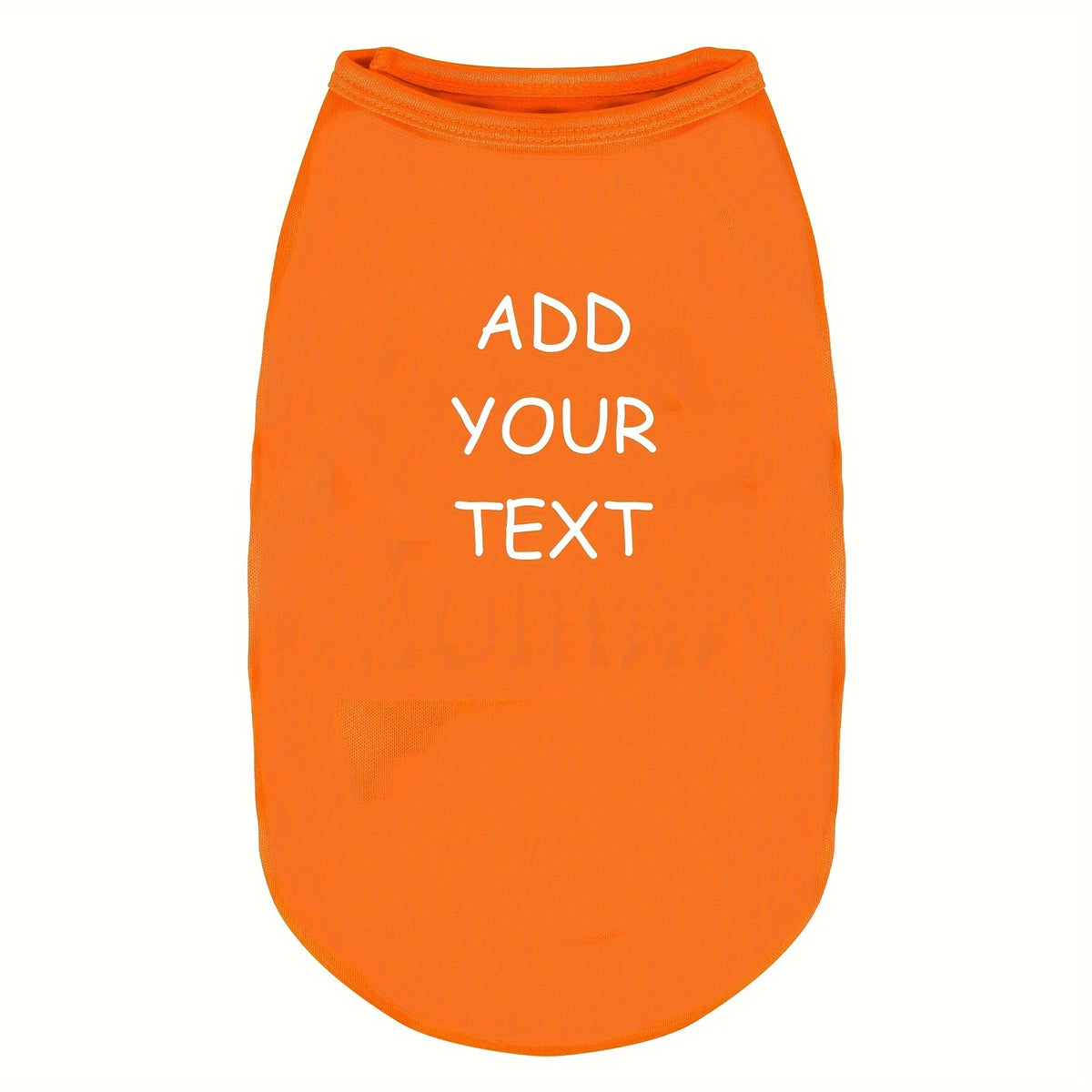 Custom Personalized Text Pet Tank Top Sleeveless Vest Lightweight Dog Cat T-Shirt Clothes For Small Medium Pets Supply