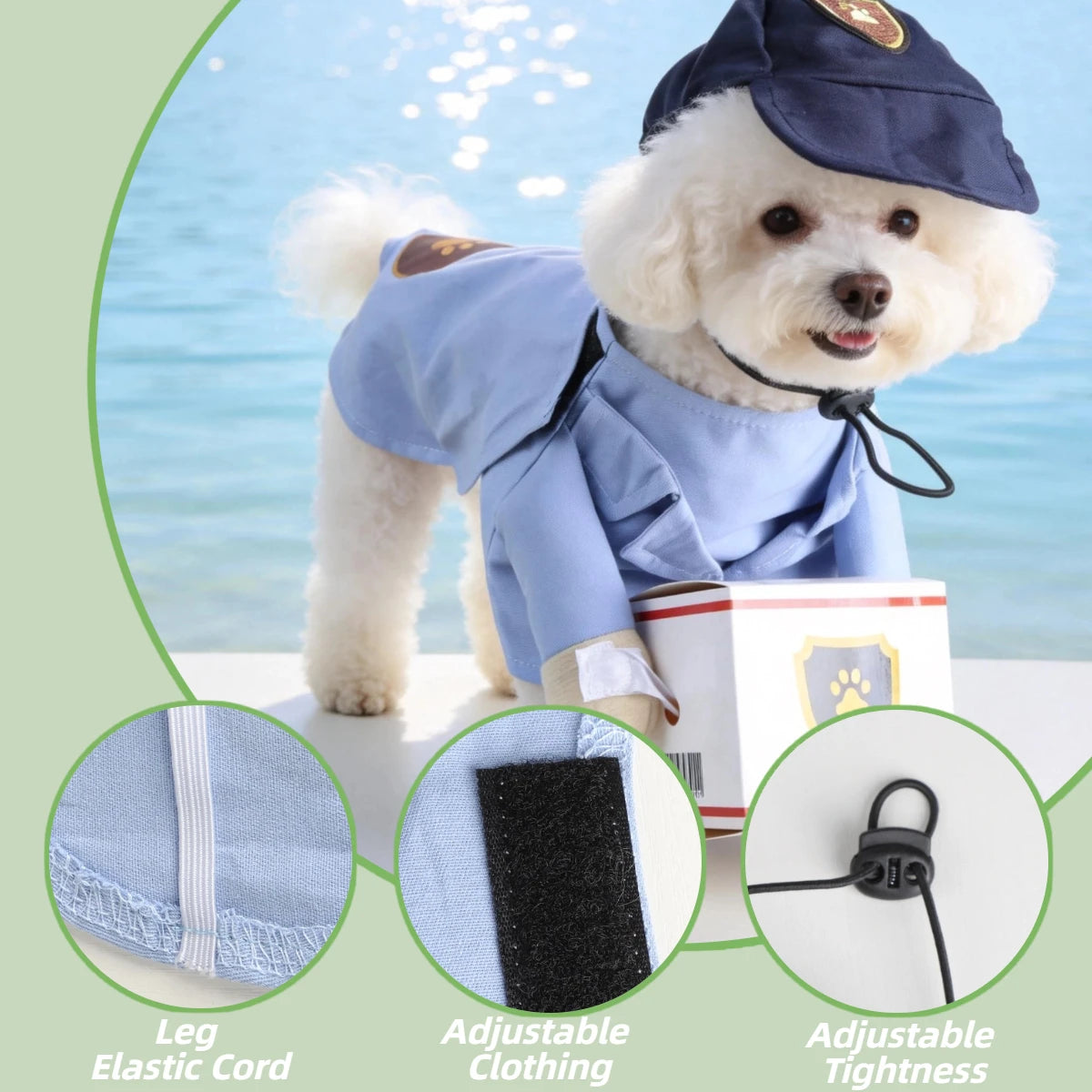 Pet dog transformation costume - Seasonal universal dog clothing - Cute and fashionable - Suitable for small dogs